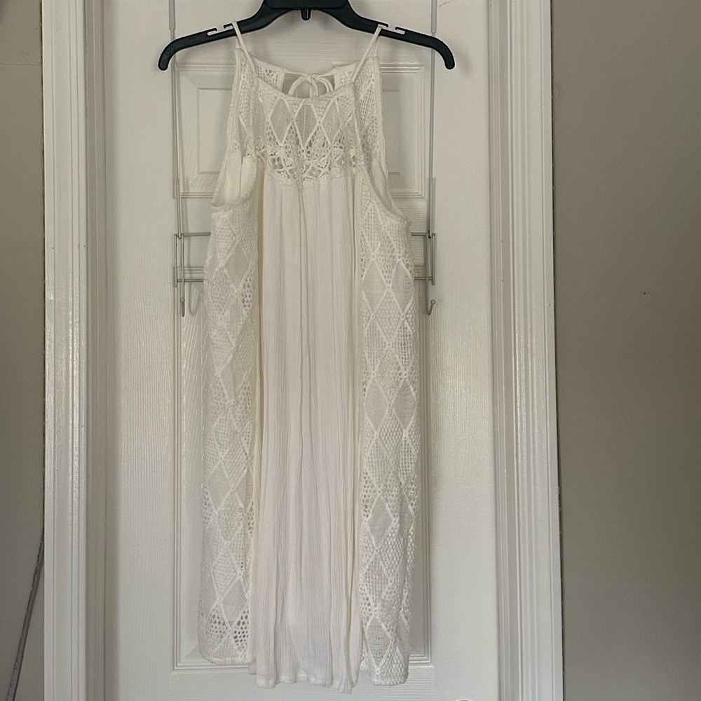 Miami White Crochet Dress